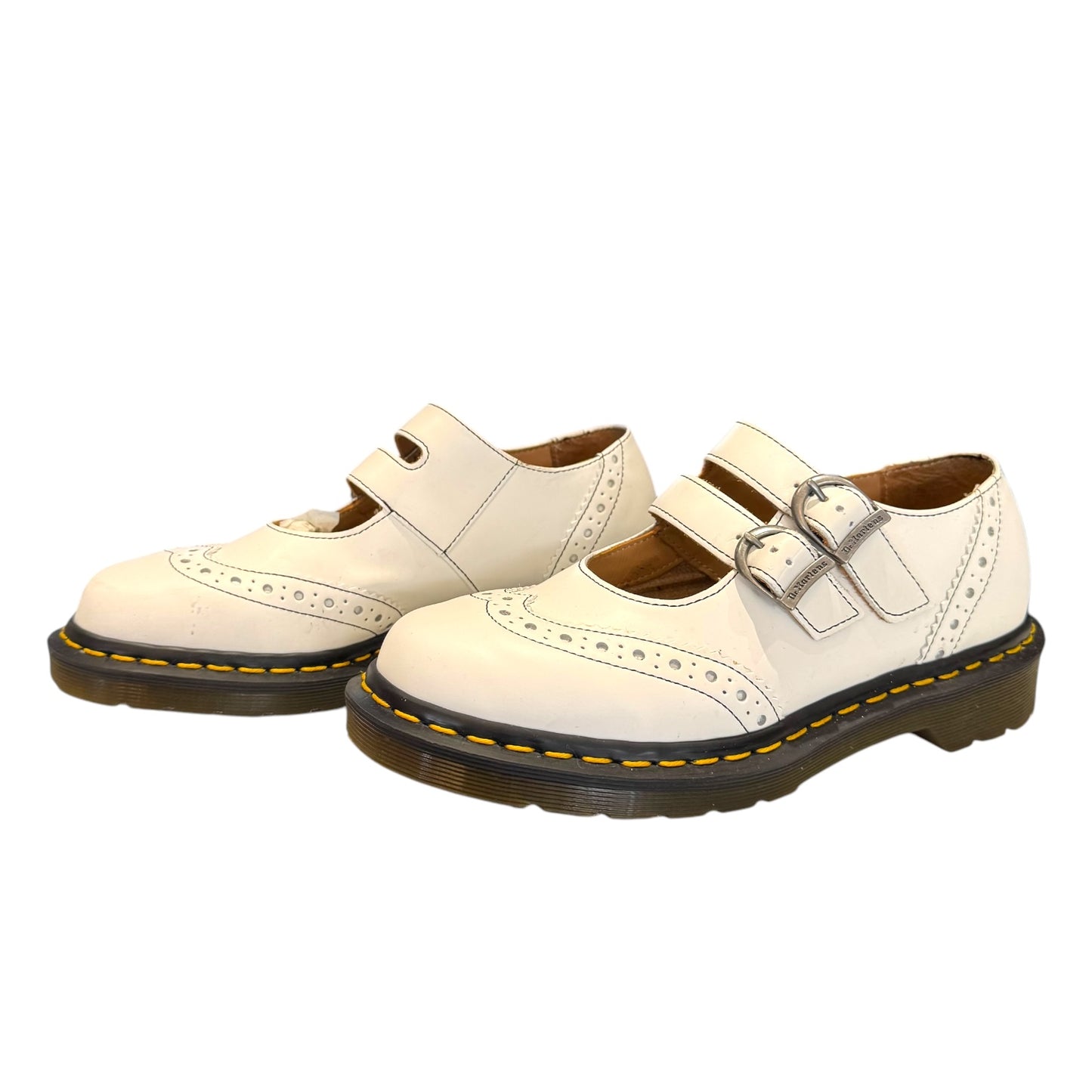 Dr Martens X Commes des Garcons White Mary Janes - 38 / 5