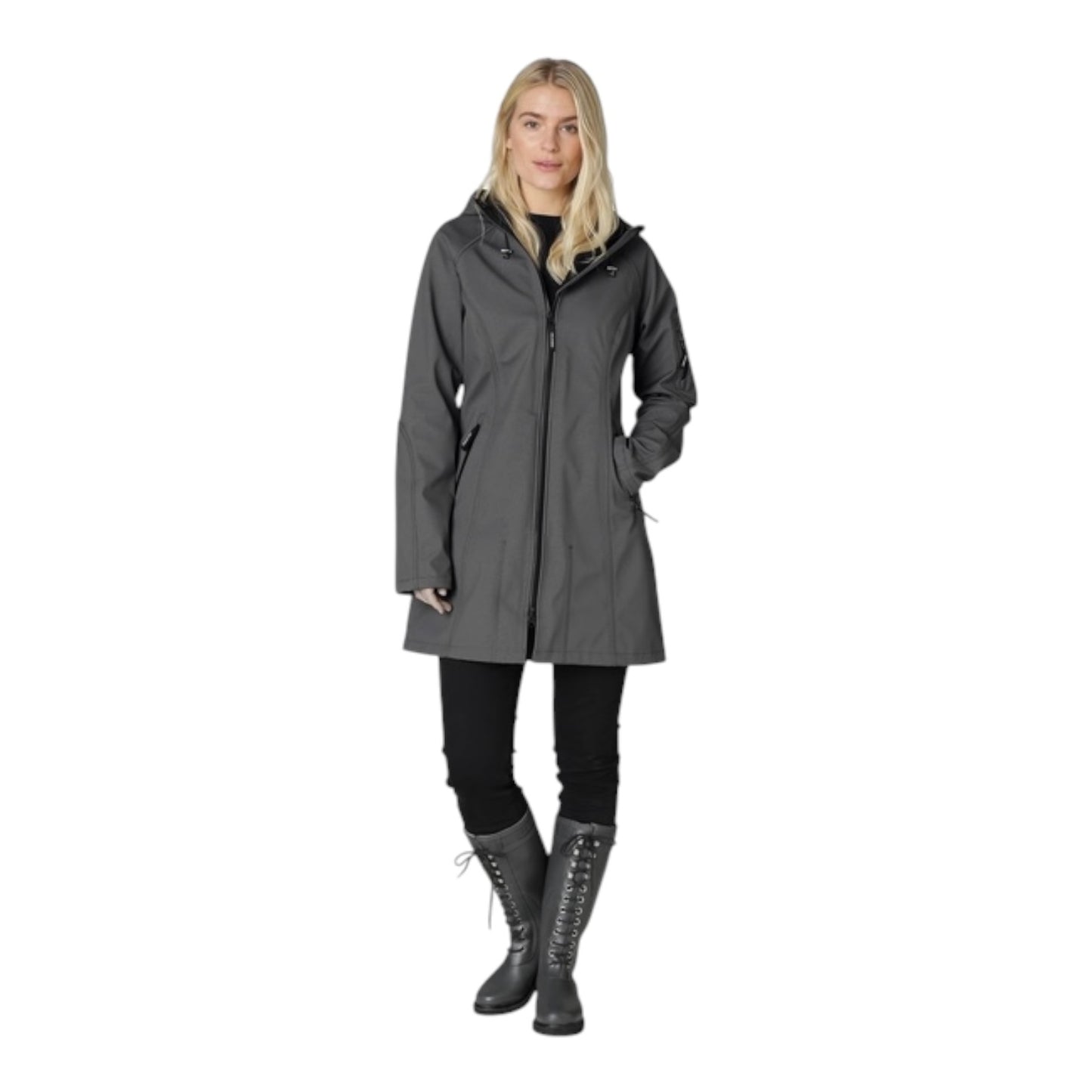 Ilse Jacobsen RAIN37 Dark Shadow Raincoat - 12