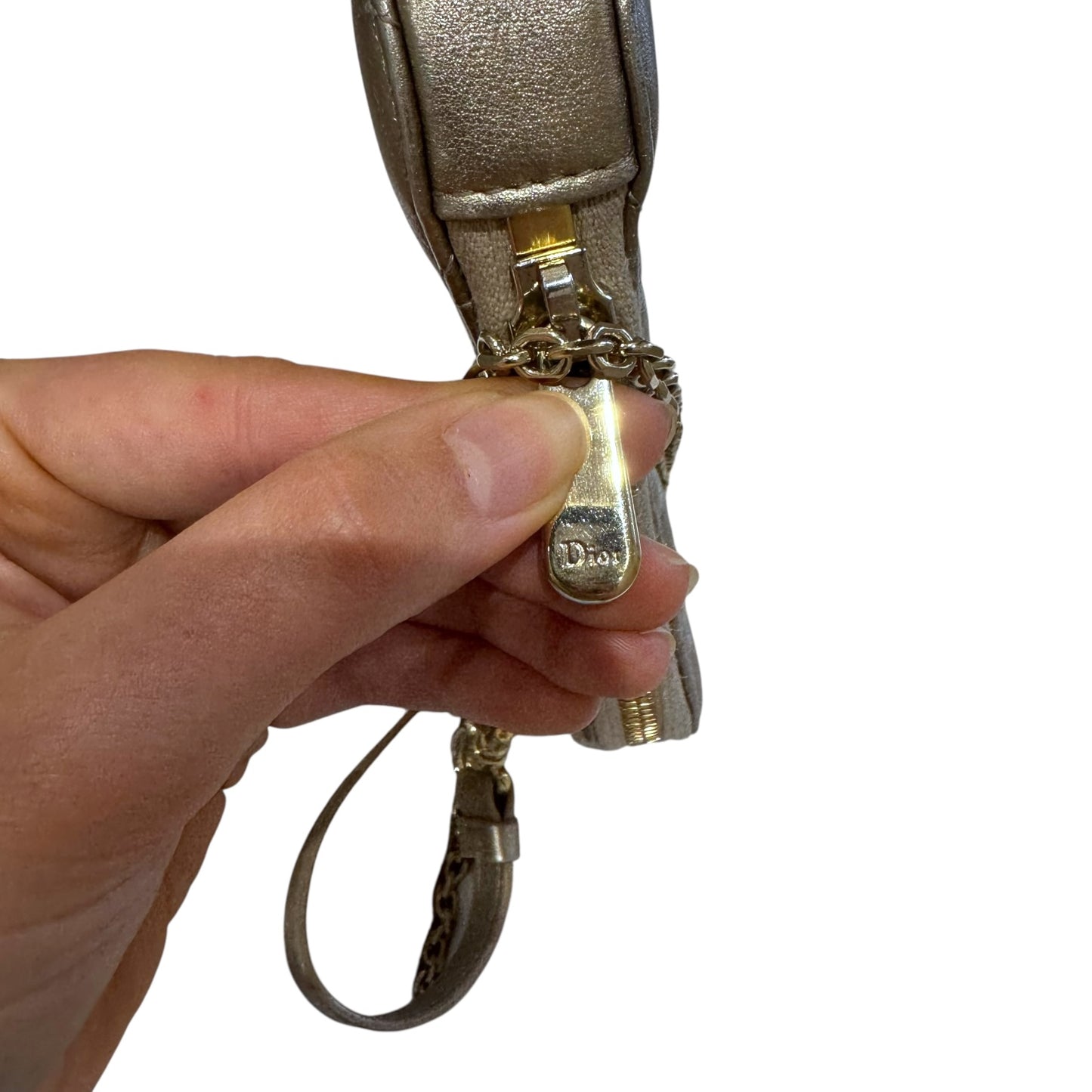 Dior Gold Call-in Lady Dior Phone Holder