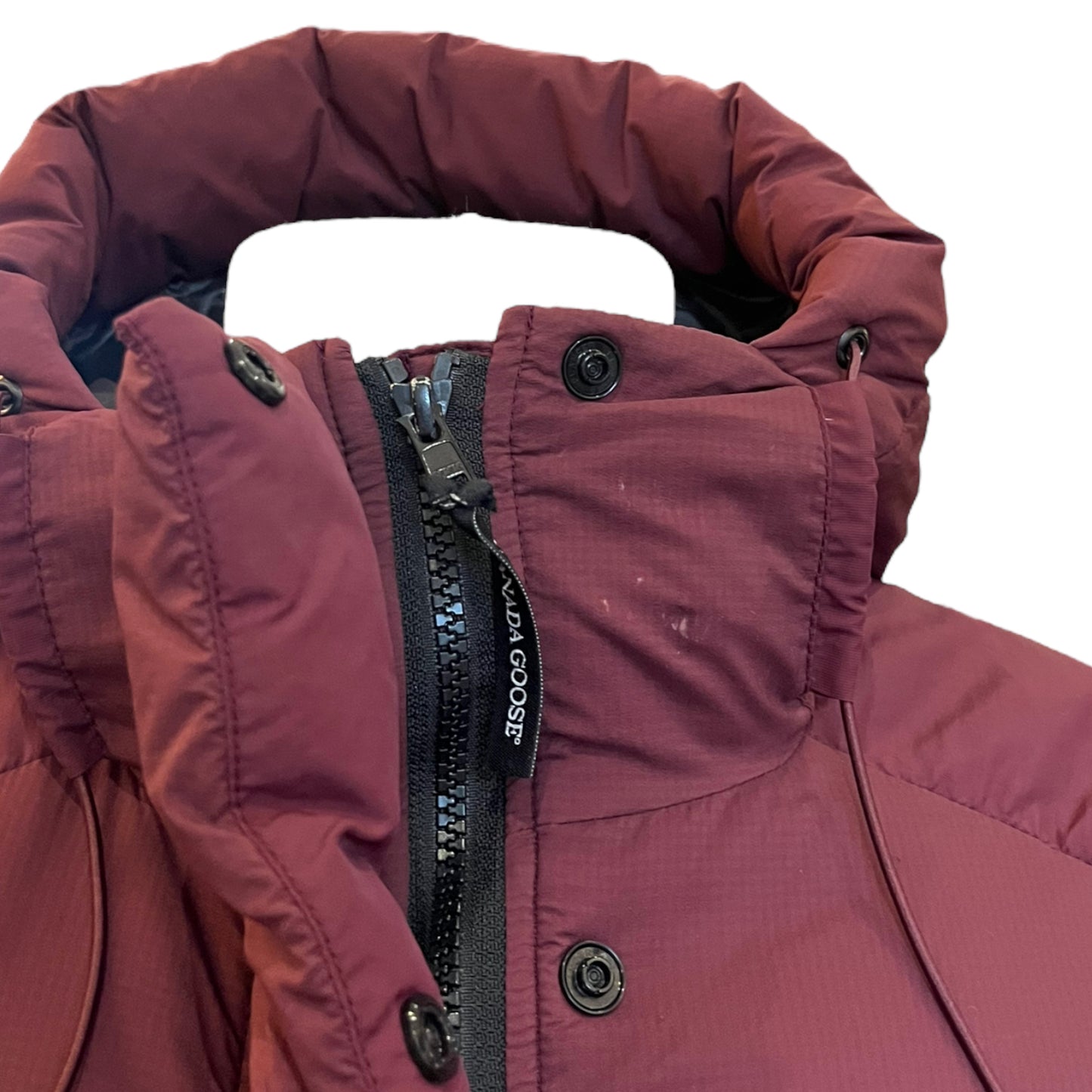 Canada Goose Burgundy Puffer Coat - 10