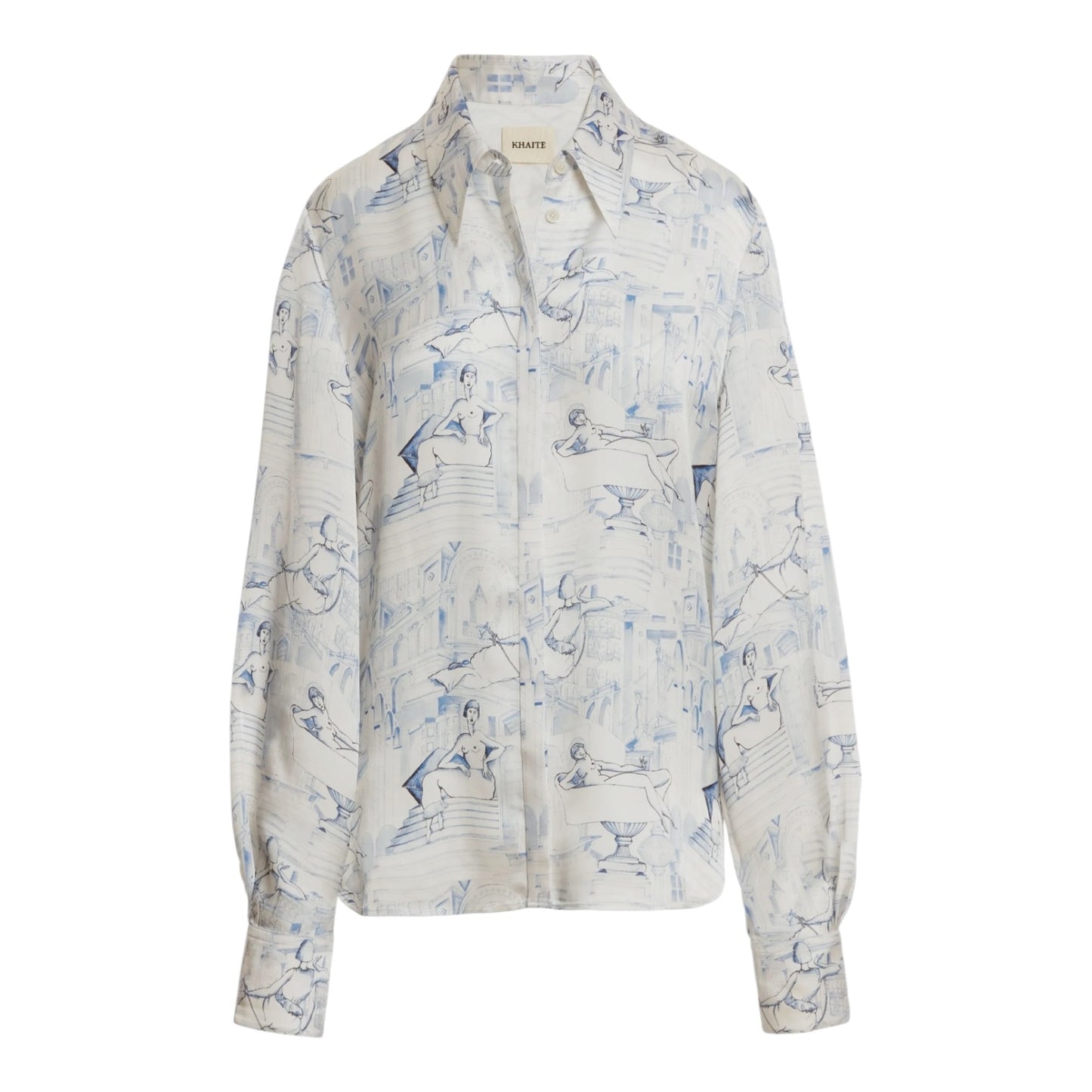 Khaite The Minta Graphic Print Shirt - 14