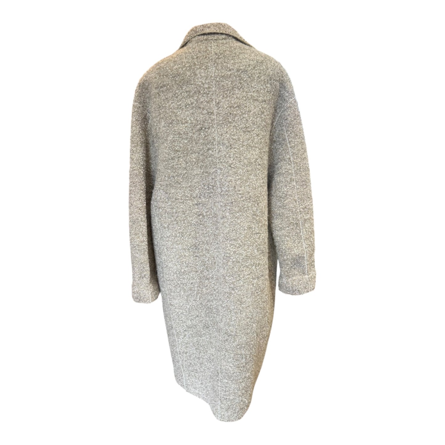Annette Gortz Cream Beige Boucle Coat - 12