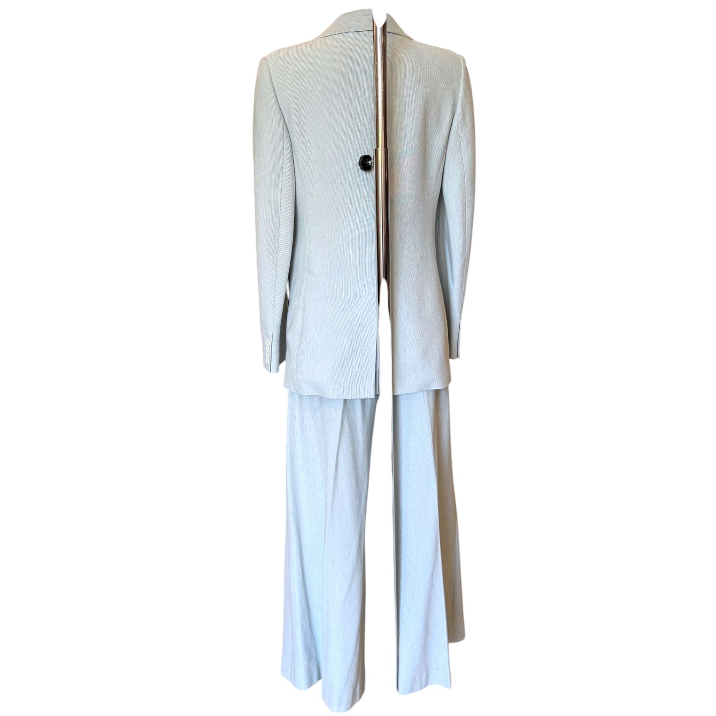 Max Mara Ice Blue Trouser Suit - 12/14