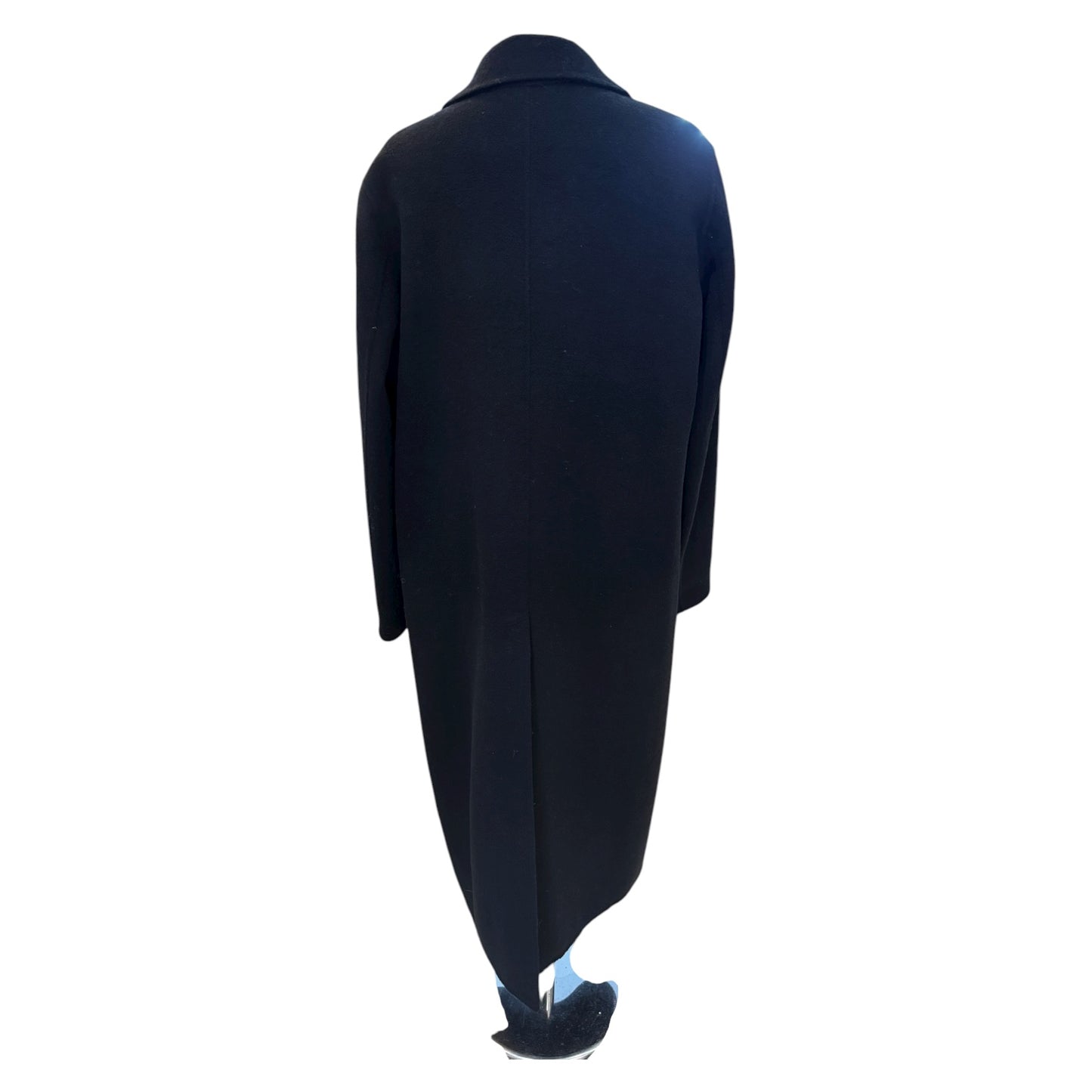 Five Black Wool Coat with Gold Badge - 12