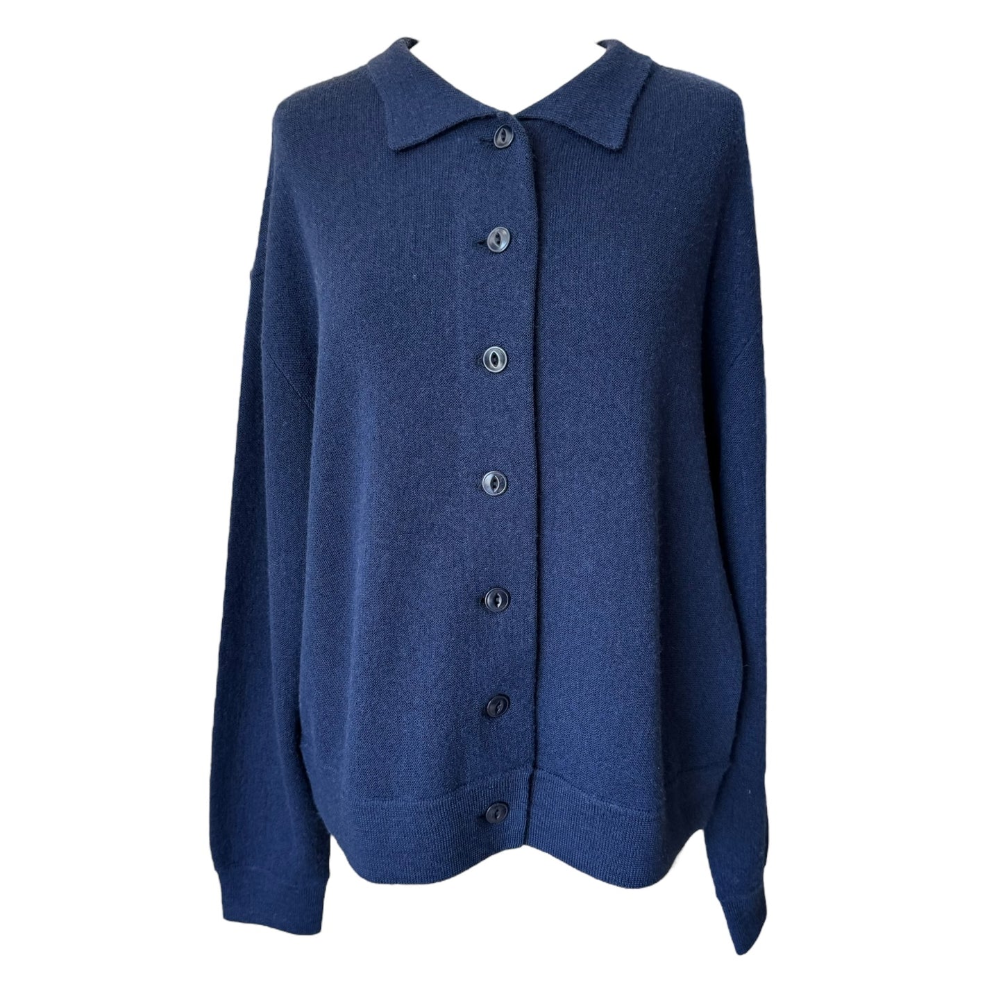 YMC Navy Wool Cardigan - 12