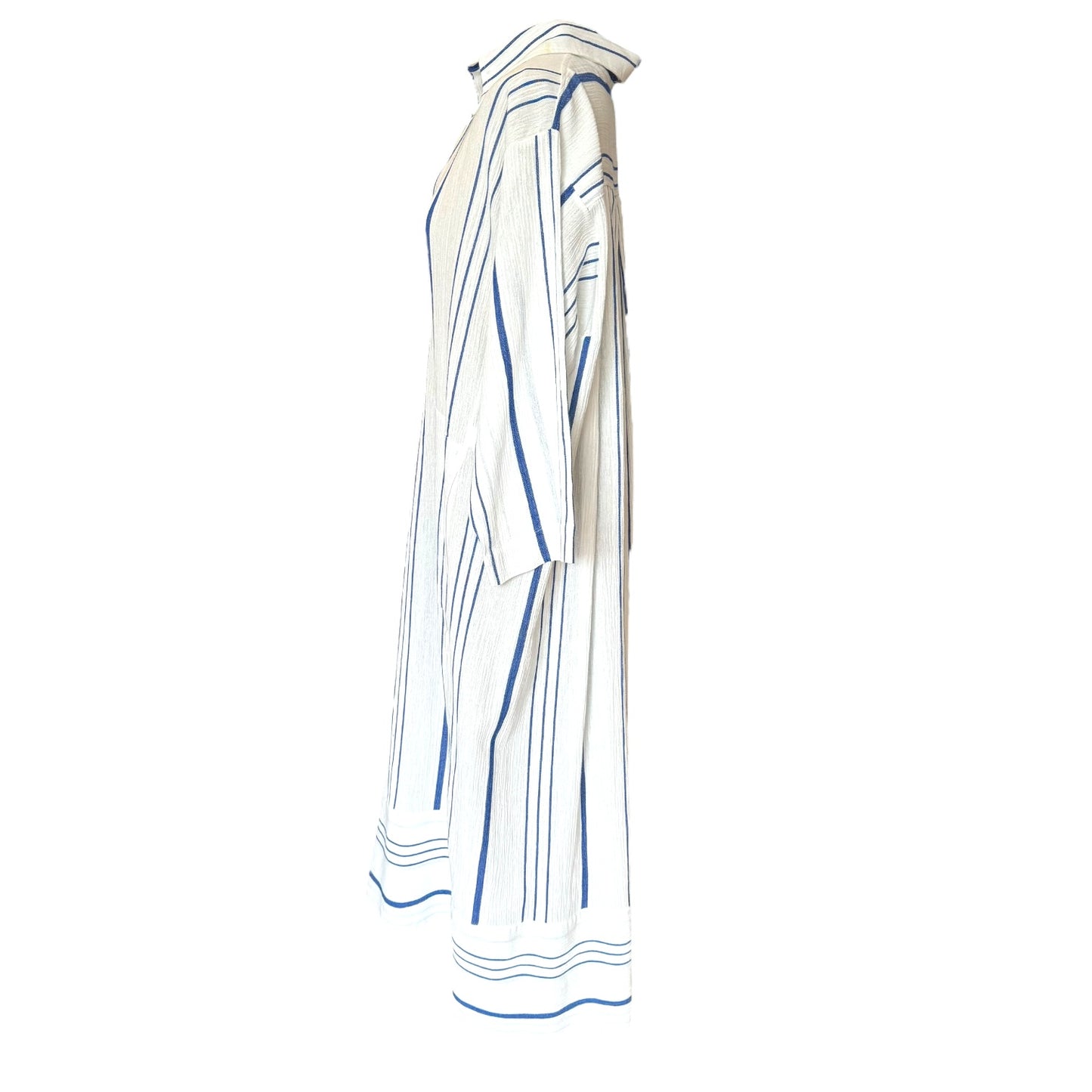 Christian Zen White and Blue Kaftan - 10/12/14