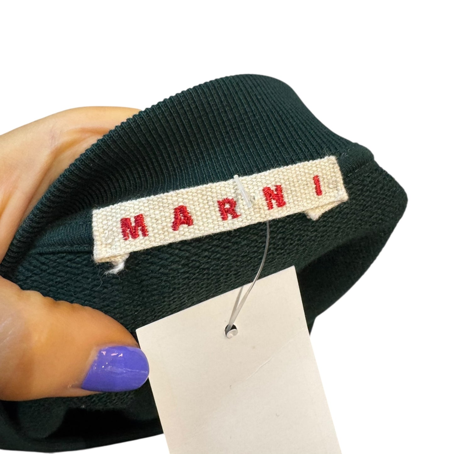 Marni Dark Green Logo Sweater - 12