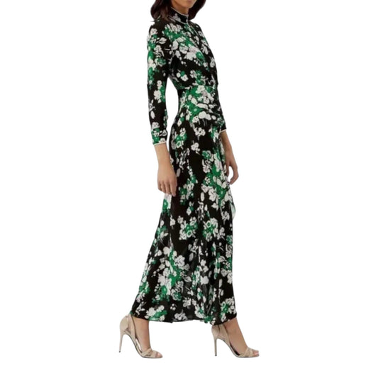 Rixo The Lucy Silk open Back Dress - 14 - NEW