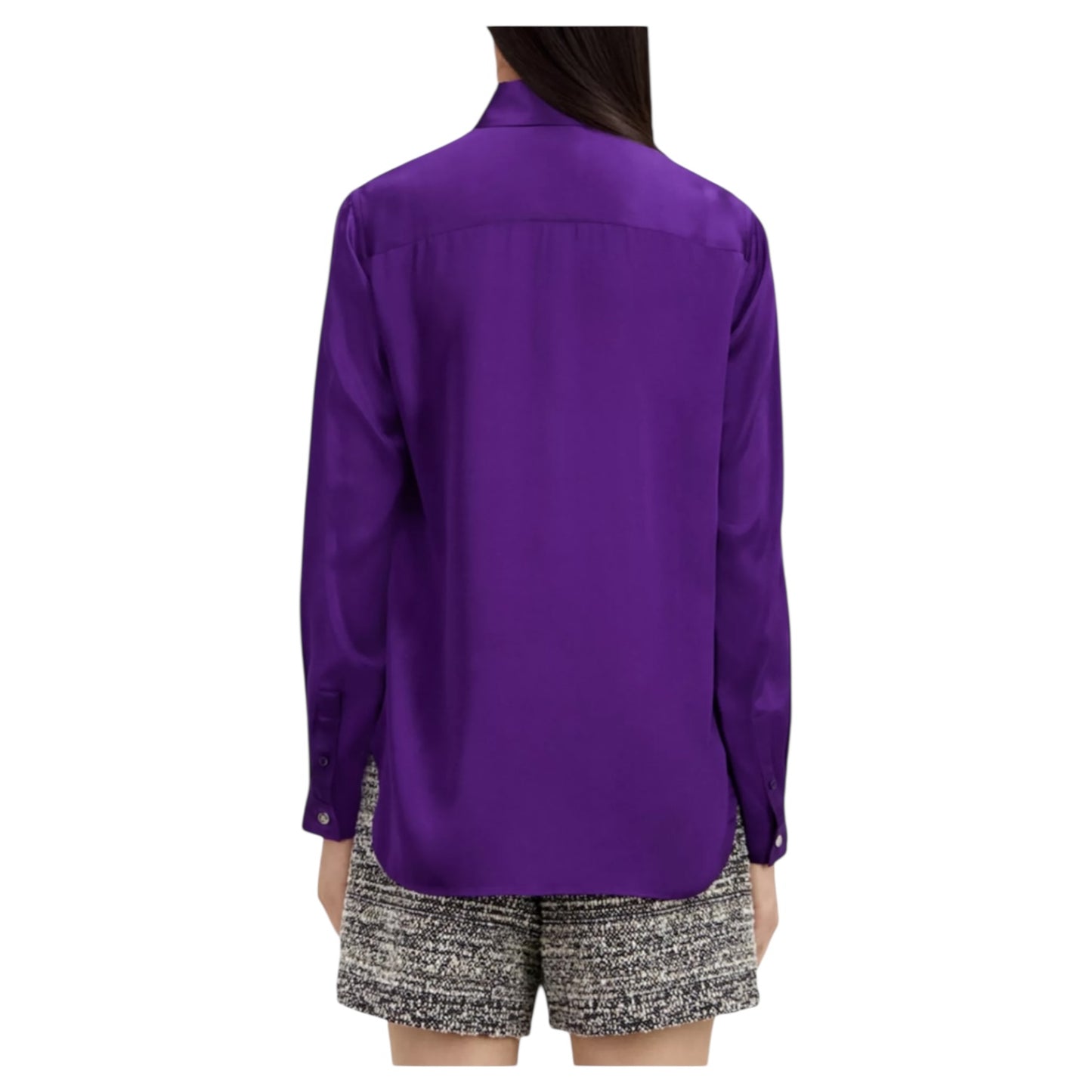The Kooples Purple Silk Shirt - 10