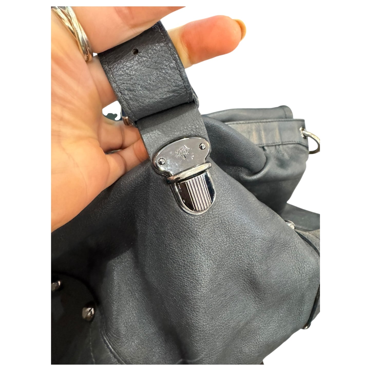 Mulberry Lizzie Crossbody Bag in Grey