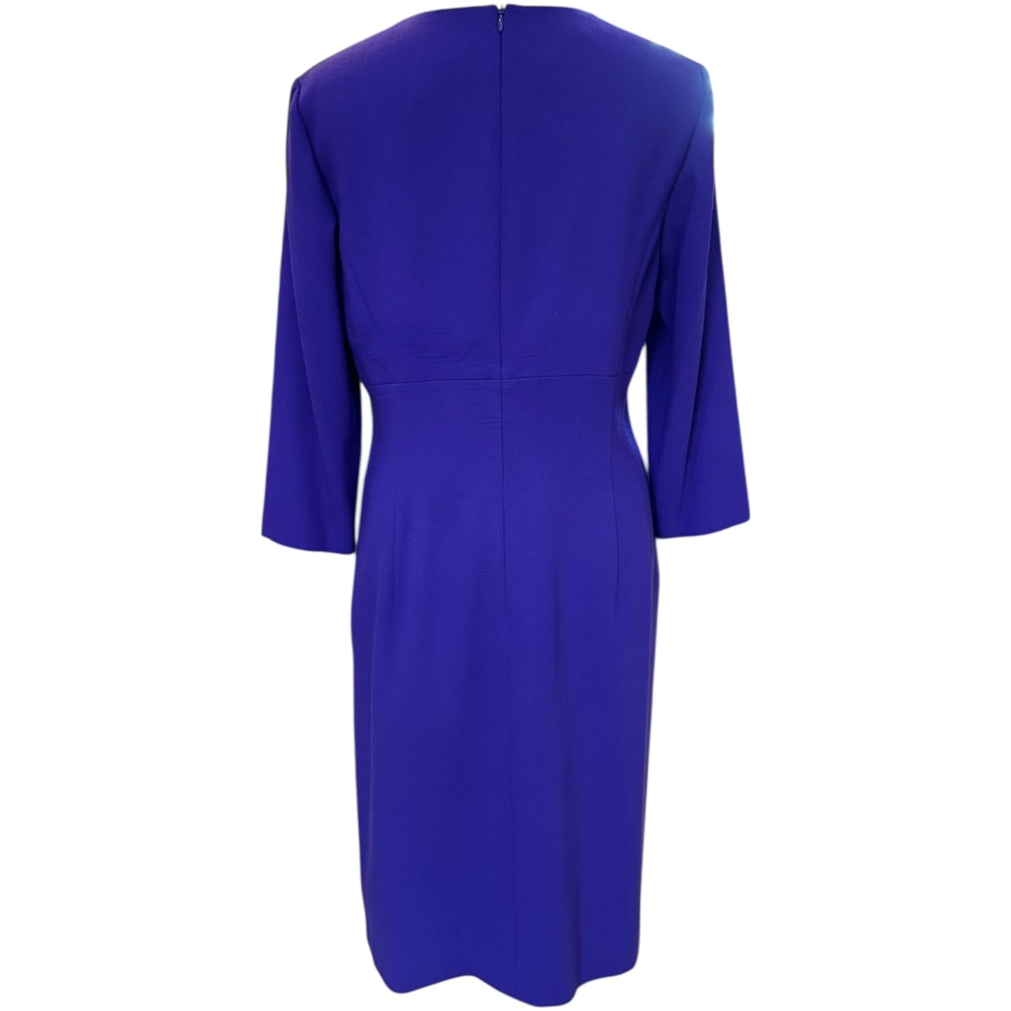 Escada Purple Three Quarter Sleeve Dress - 12