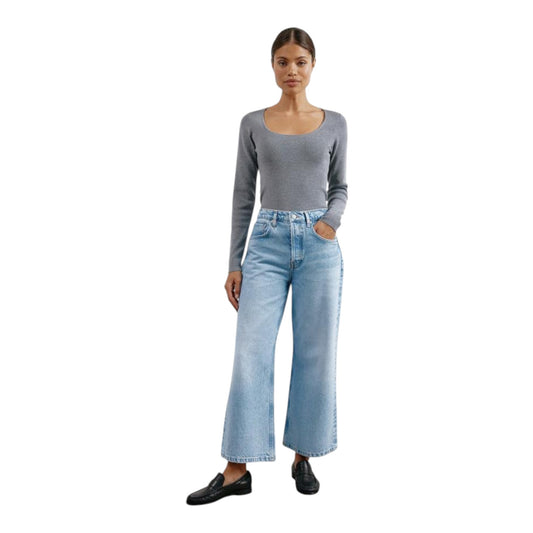 Albaray Organic Cotton Cropped Jeans - 16