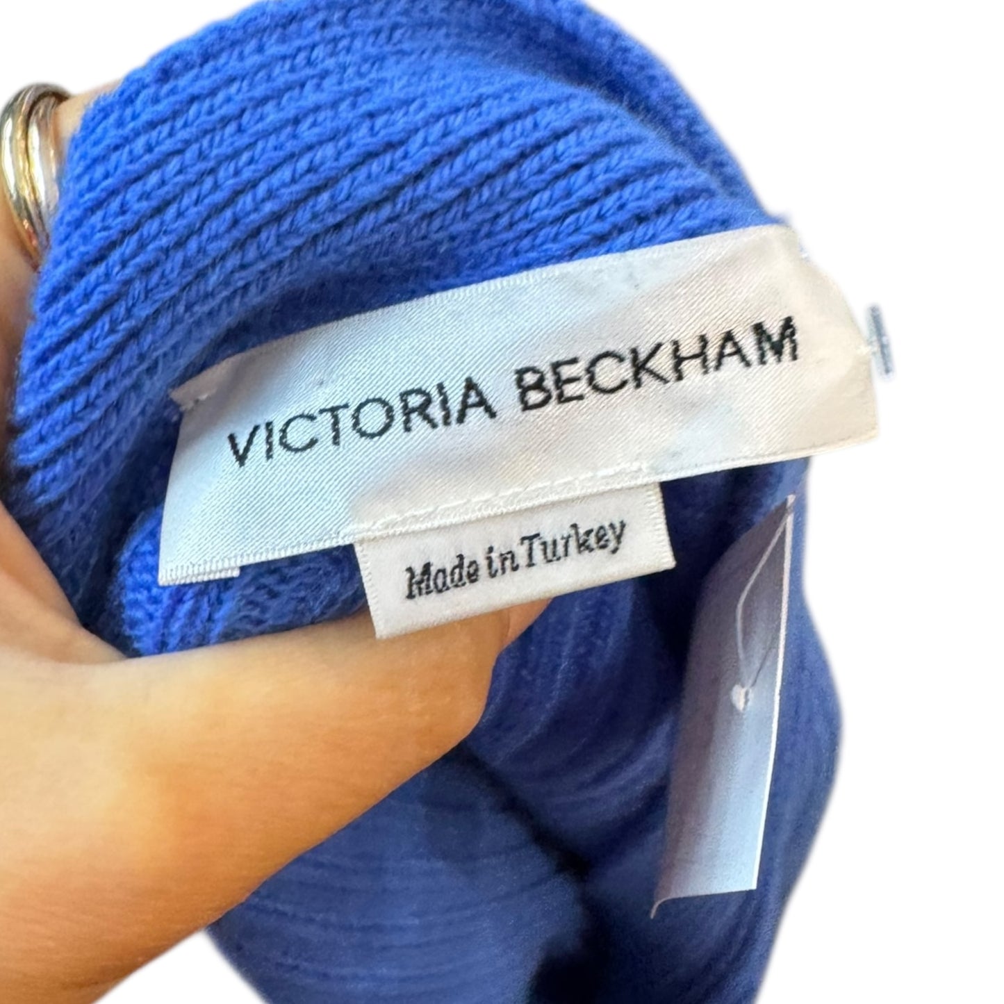 Victoria Beckham Wrap Cardigan in Blue - 8/10