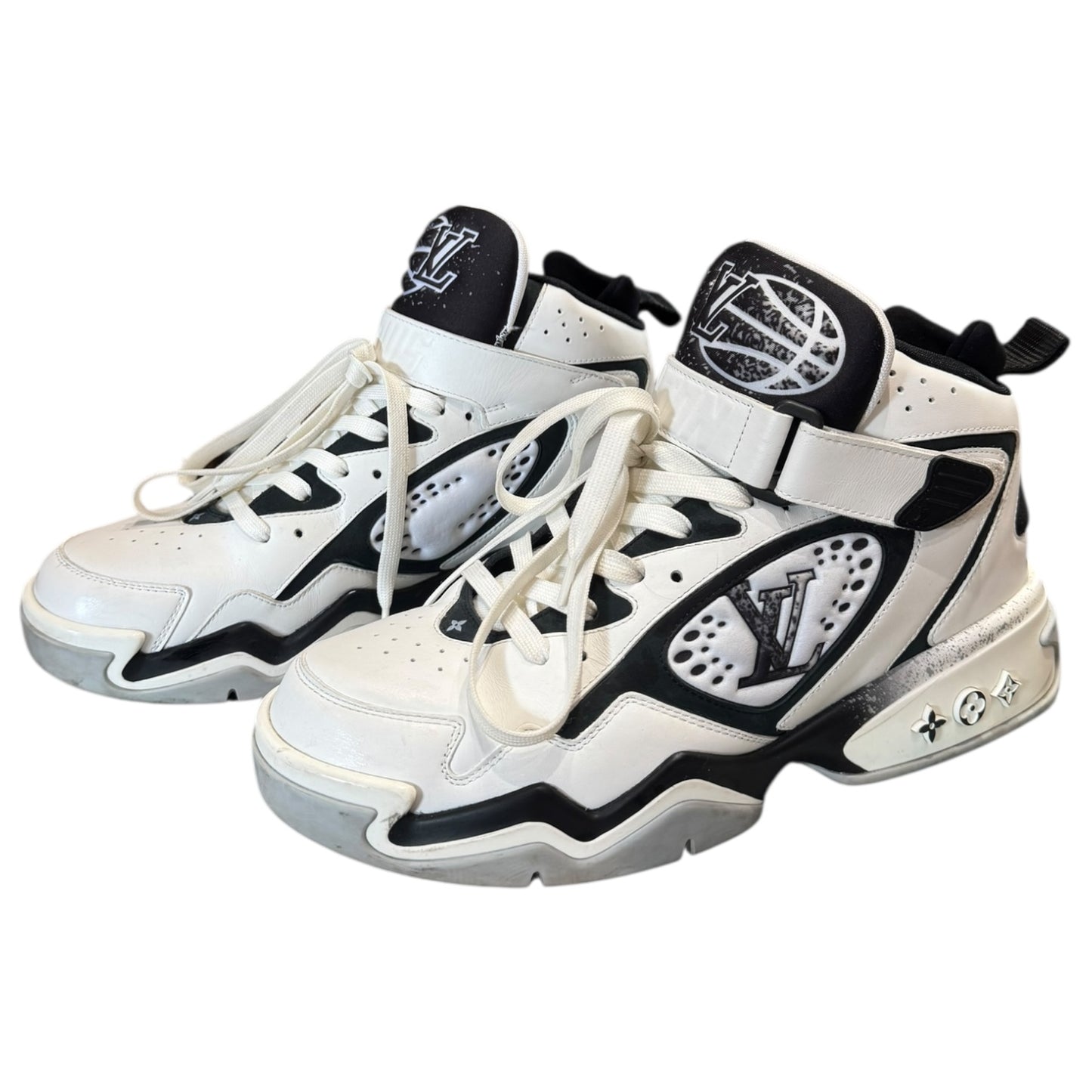 Louis Vuitton LV Trainer 2 Sneakers 'White Black Grey' - 7