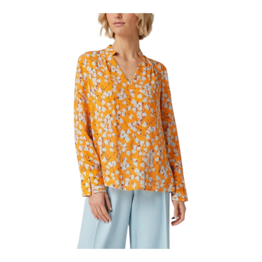 Marc Cain Orange Pattern Top - 16