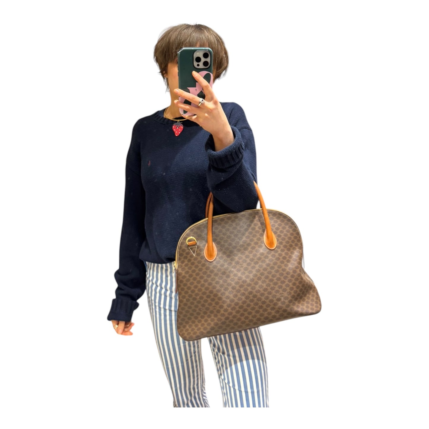 Celine Macadam Boston Bag