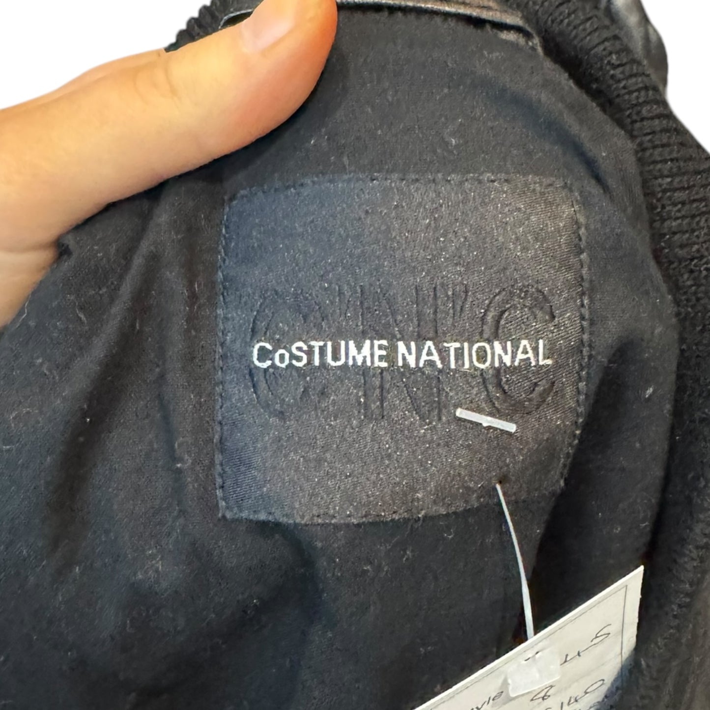 Costume National Black Leather Jacket - 8