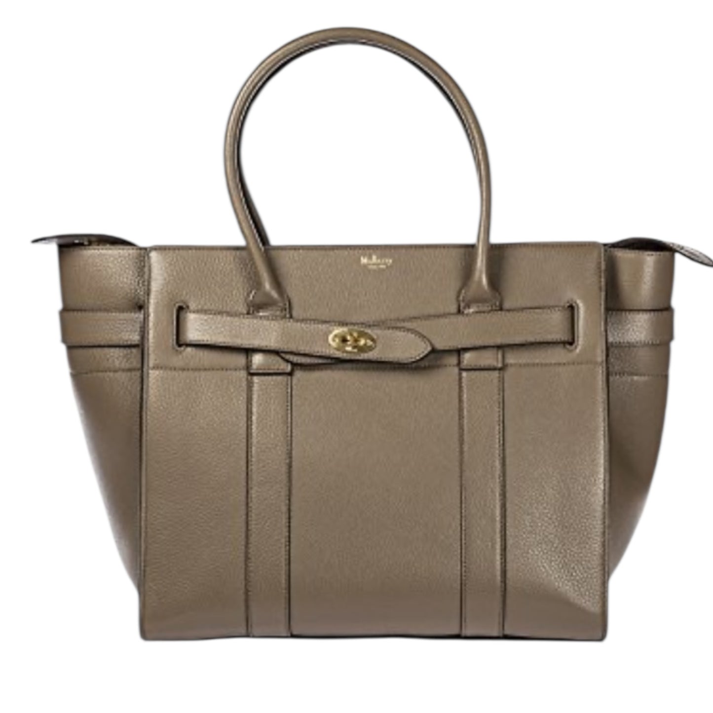 Mulberry Taupe Zipped Bayswater Bag