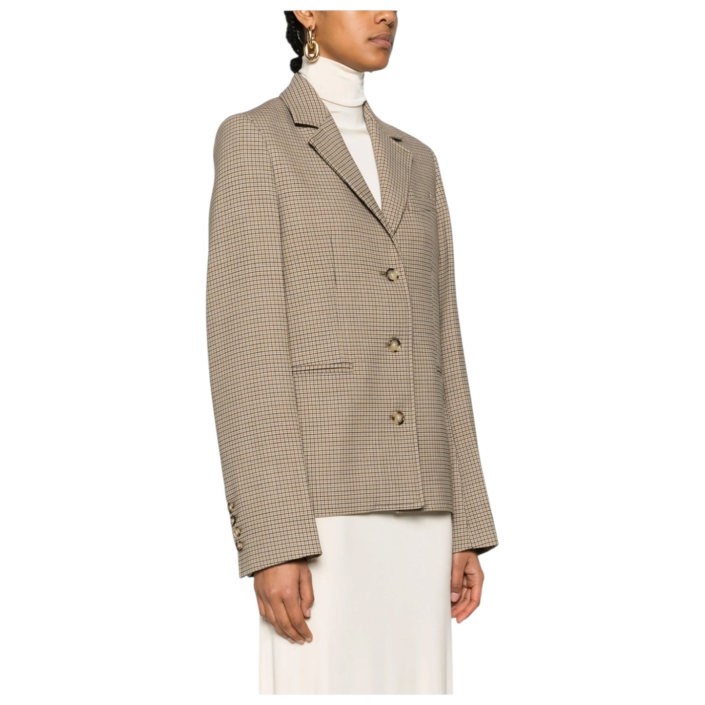 Toteme Houndstooth Single-Breasted Blazer - 10