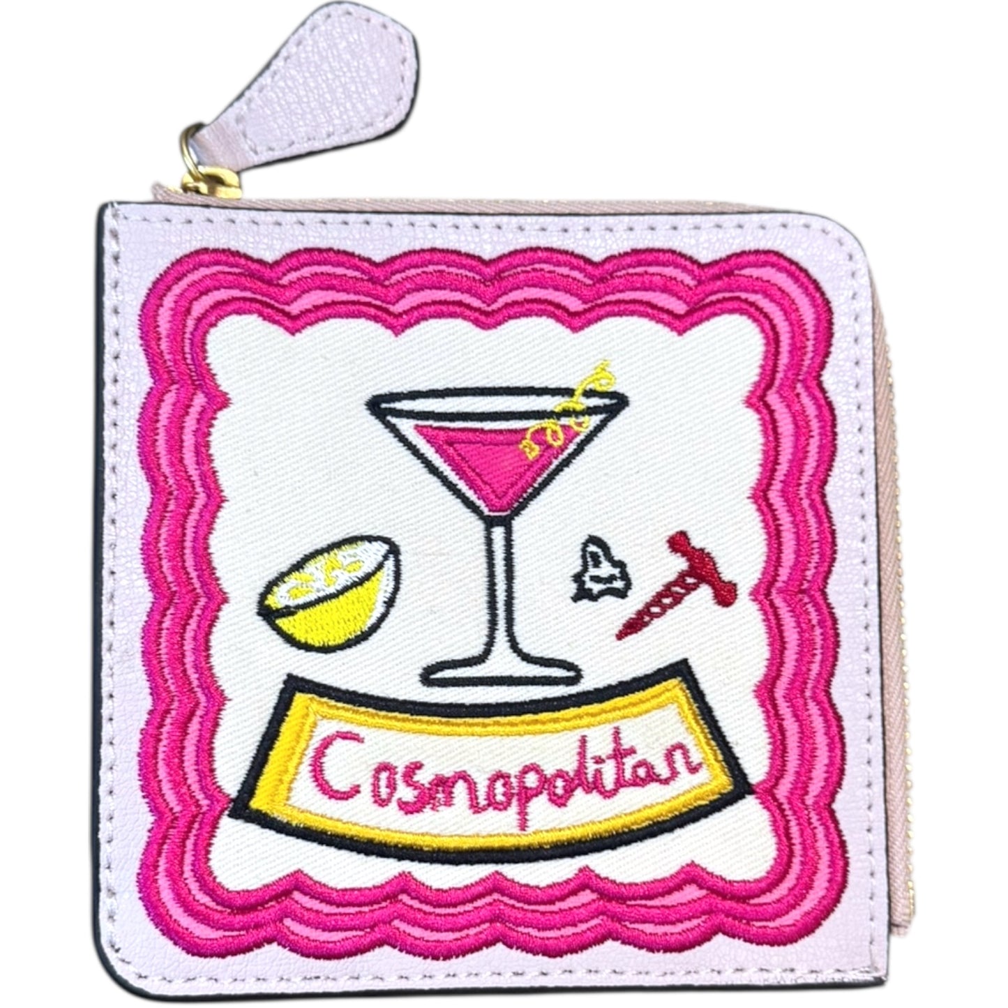 Lulu Guinness Blush Pink Cosmopolitan Coin Purse