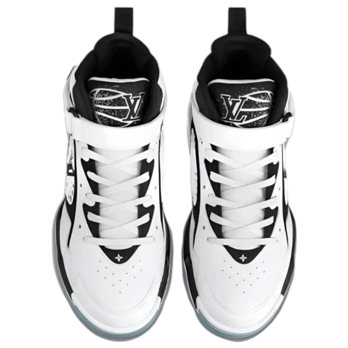 Louis Vuitton LV Trainer 2 Sneakers 'White Black Grey' - 7