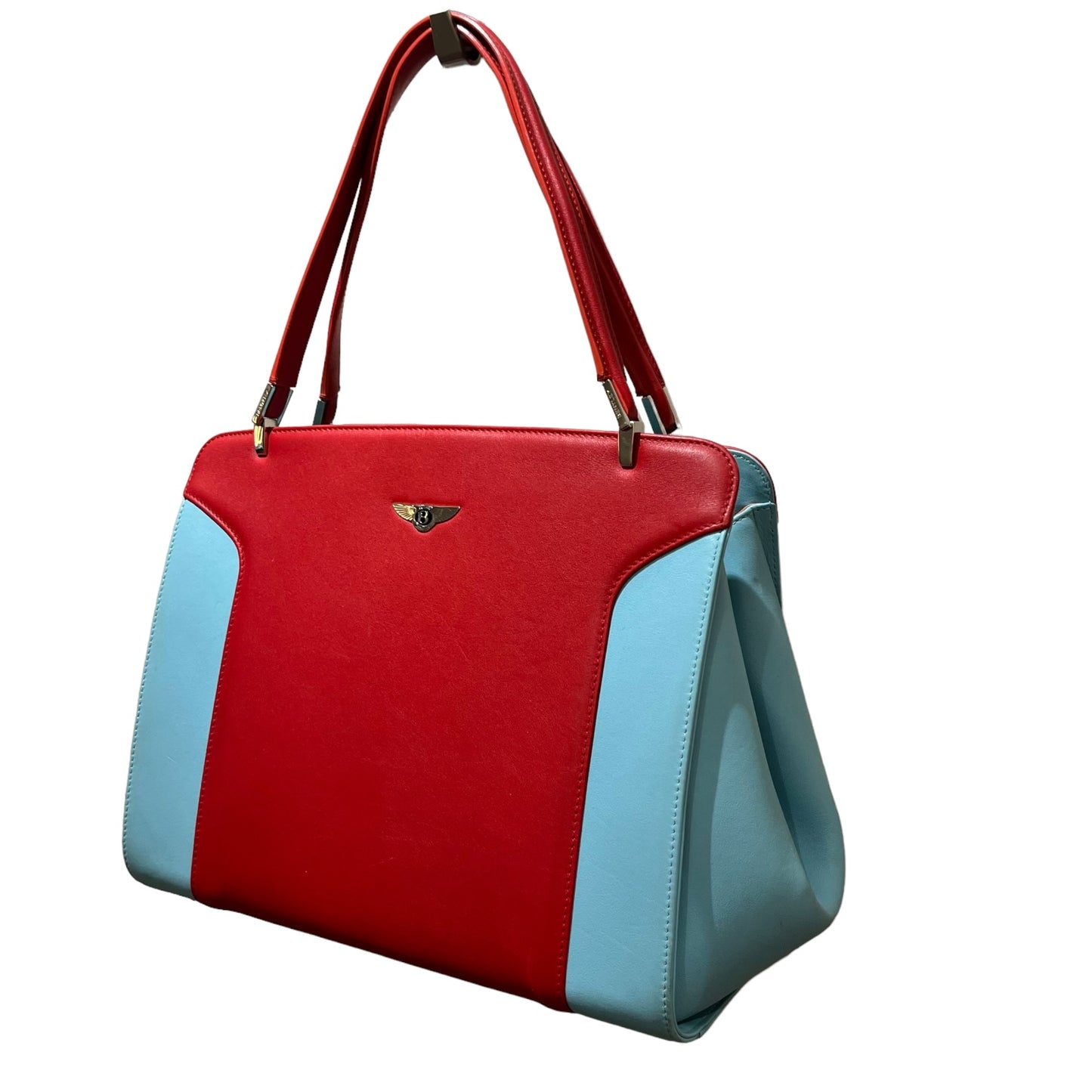 Bentley Turquoise and Red Bag