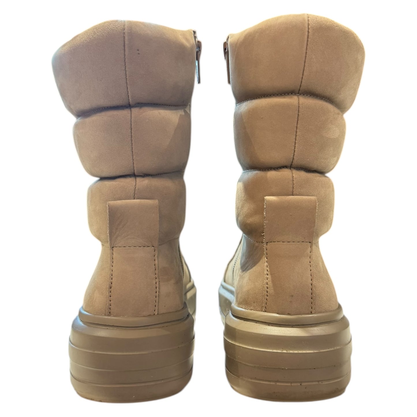 Kennel and Schmenger Taupe Suede Lace Up Boots - 37.5 / 4.5