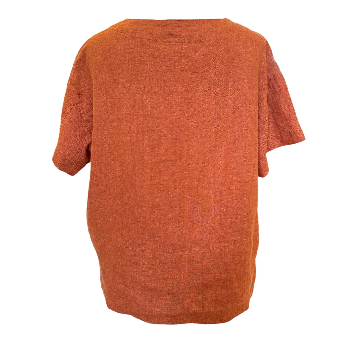 Poetry Terracotta Linen Shirt - 12