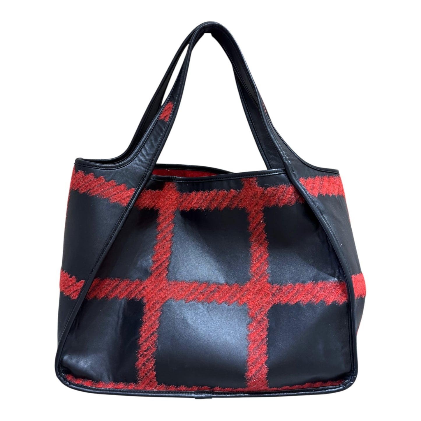 Stella McCartney Black and Red Tote Bag