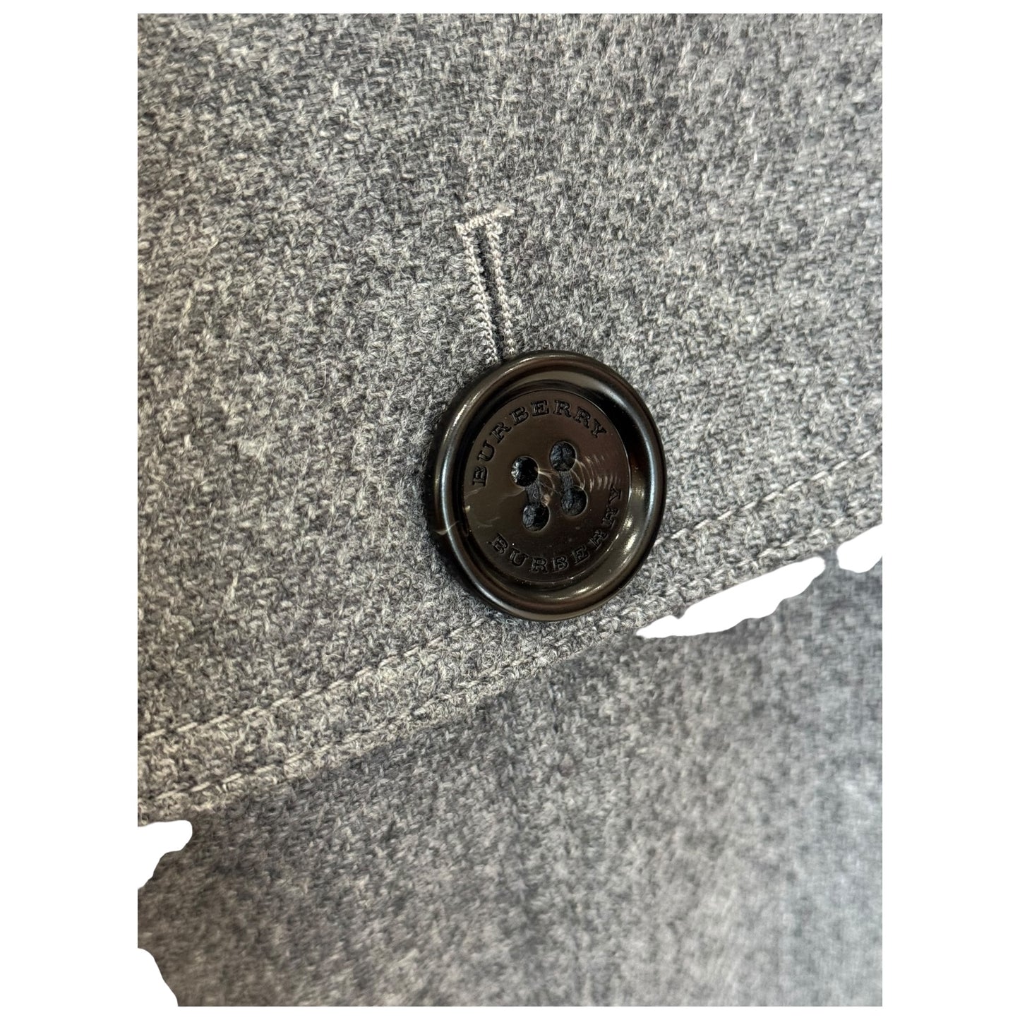 Burberry Grey Gibbsmore Coat - 10