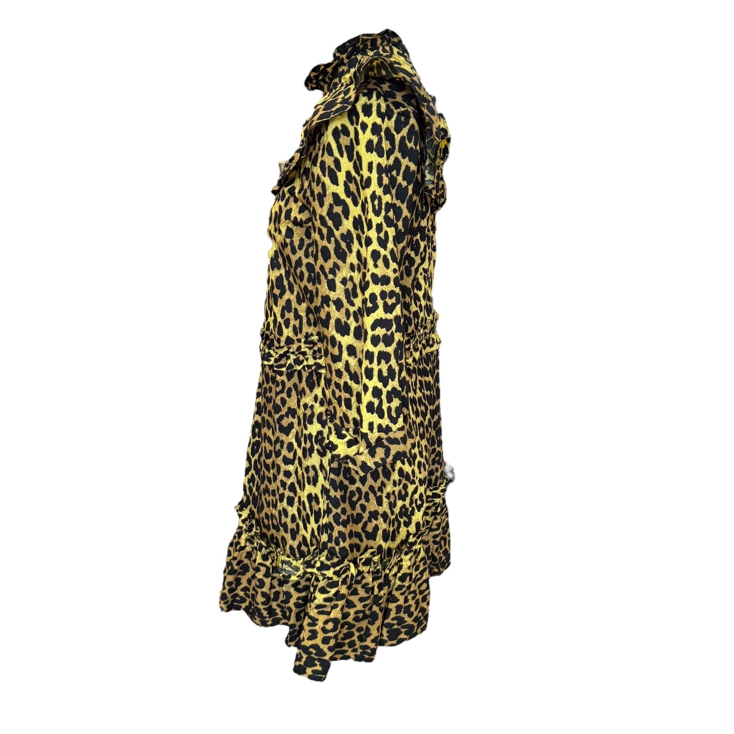 Ganni Yellow and Black Dress - 10