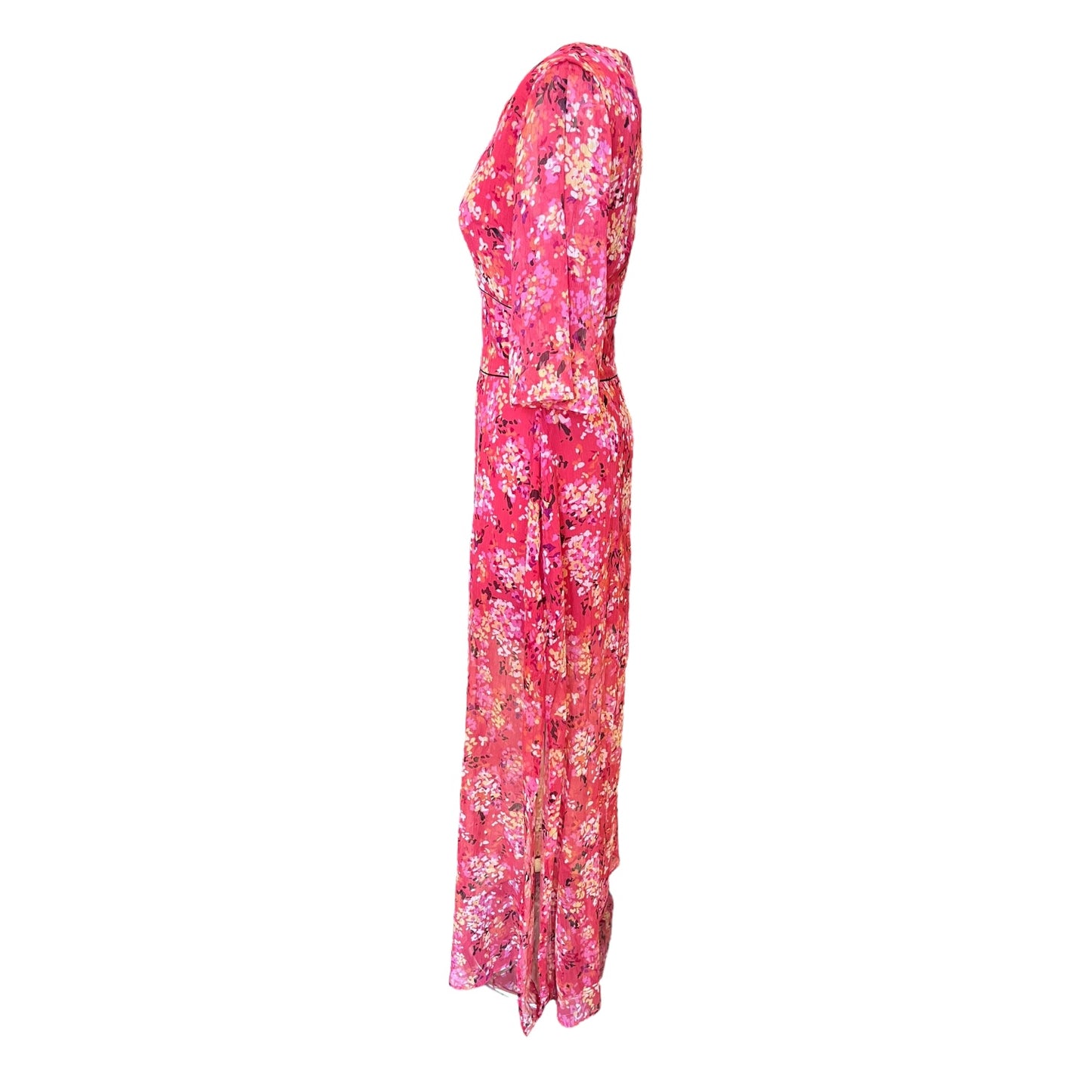 Trussardi Pink Floral Midi Dress - 8/10 - NEW