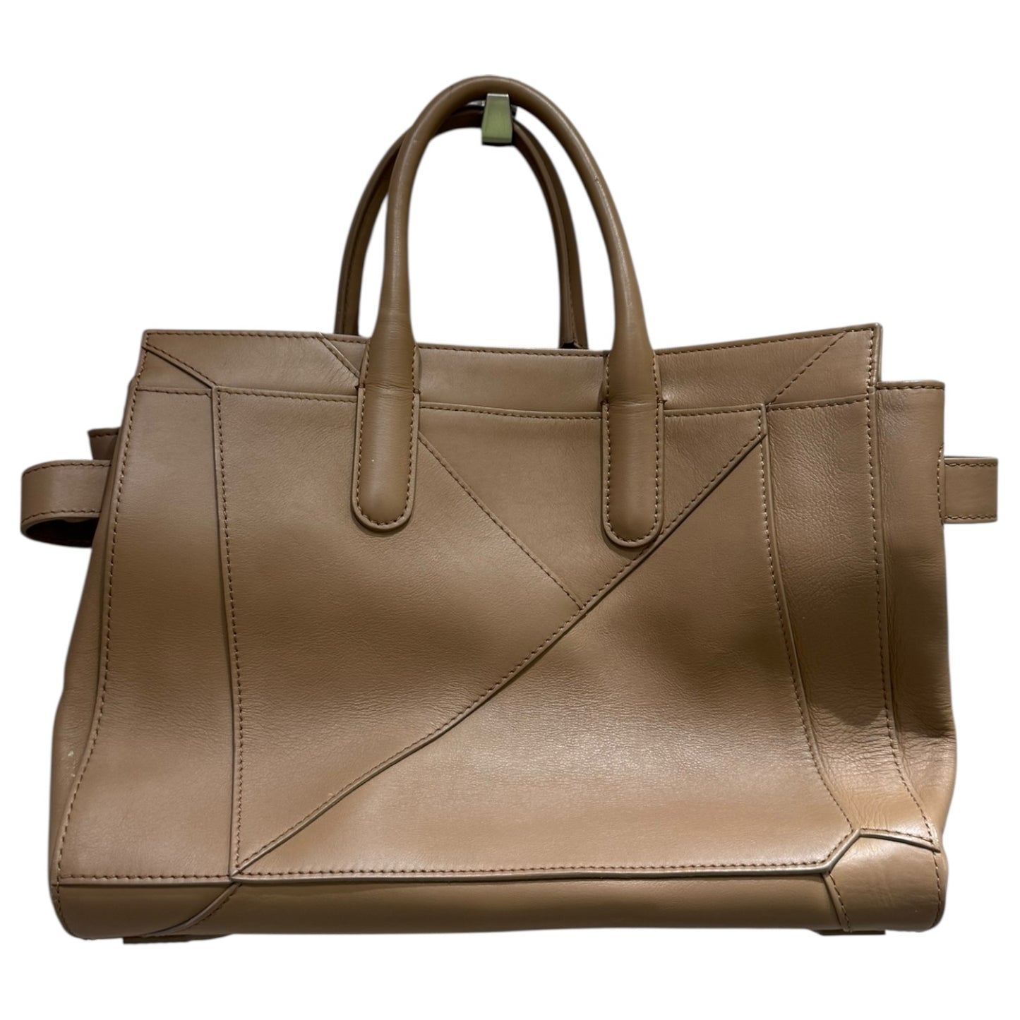 Max Mara Camel Leather Monopolis Bag