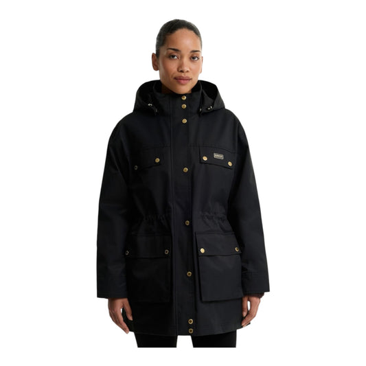 Barbour International Black Molina Showerproof Jacket - 10/12