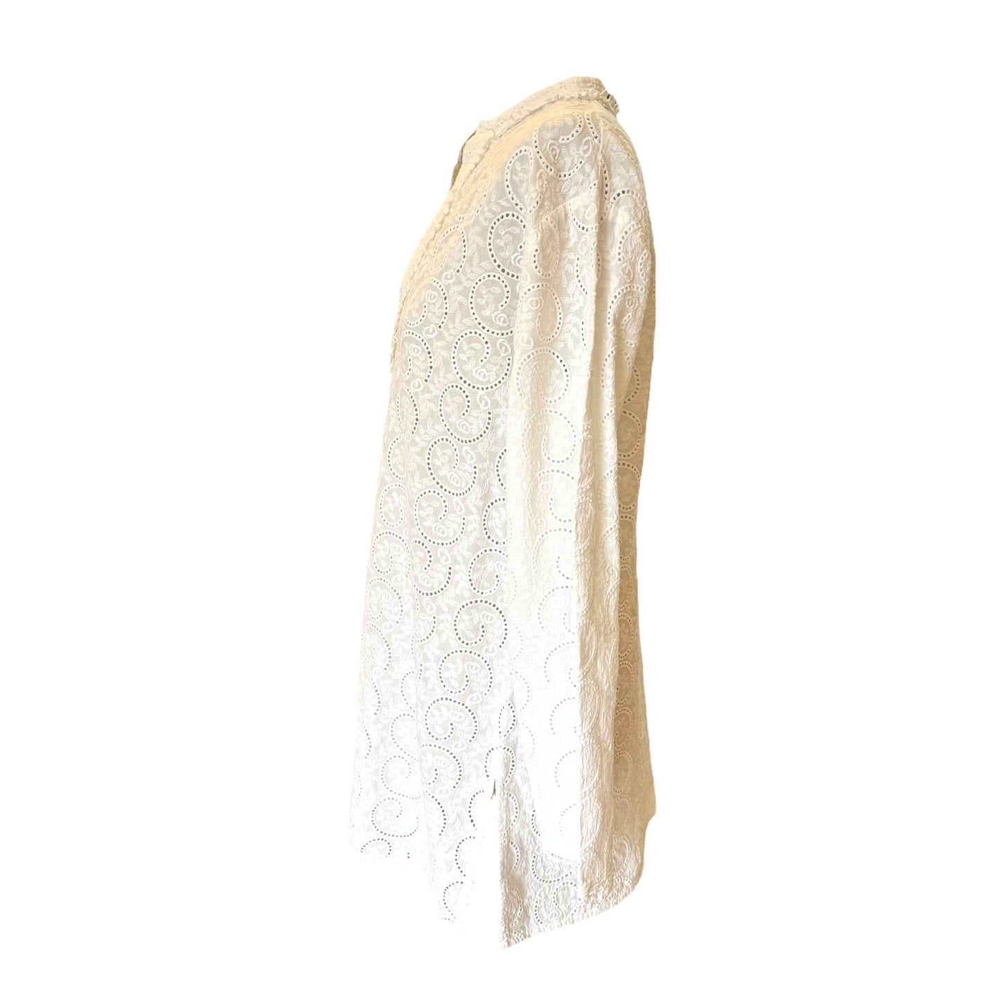 Melissa Odabash White Cotton Tunic - 12/14
