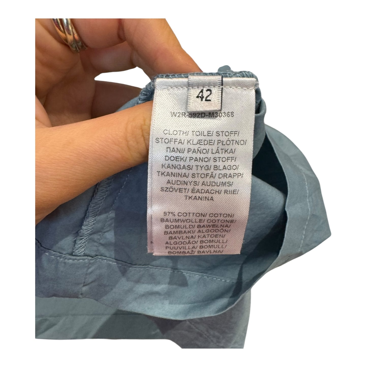 Paul Smith Blue Stretch Cotton Sun Dress - 10