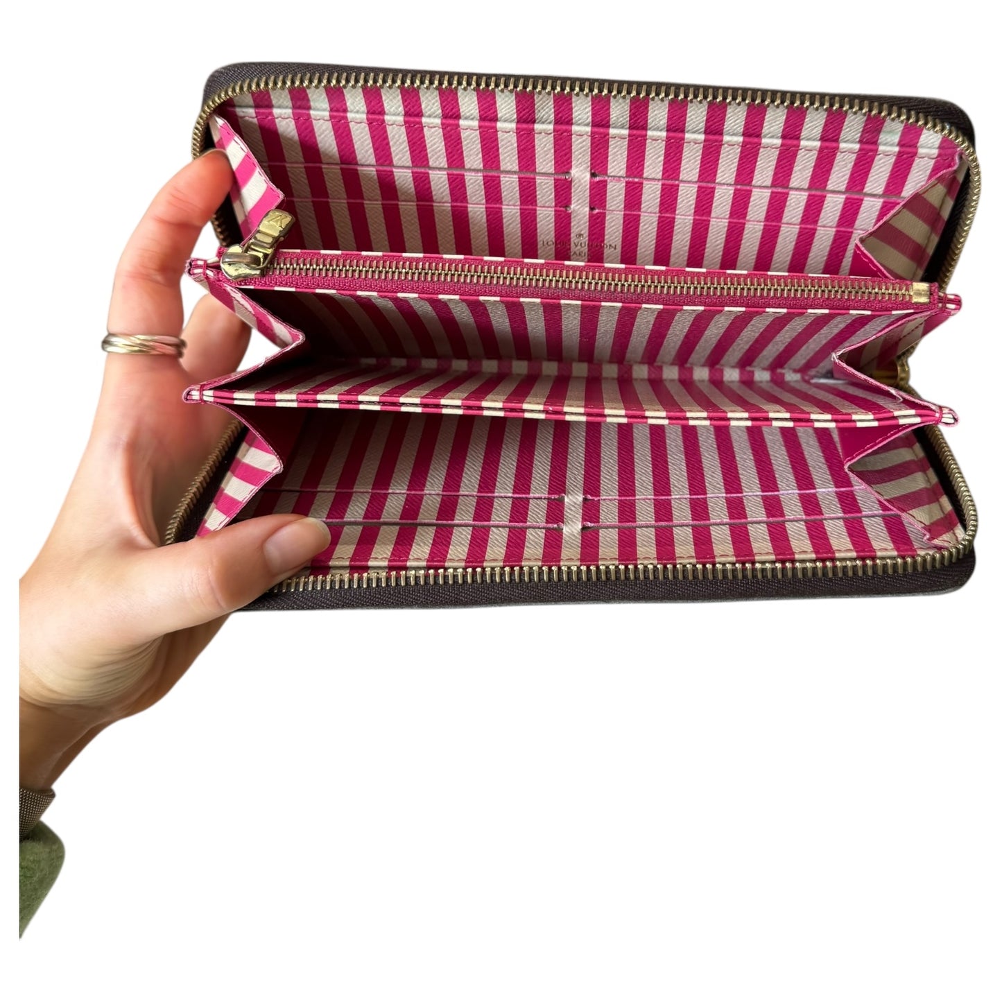 Louis Vuitton Zipp Wallet Canvas Long M58507