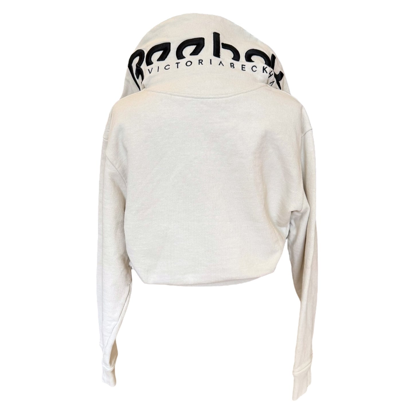 Reebok By Victoria Beckham Off-White Cropped Cowl Pullover - 6/8