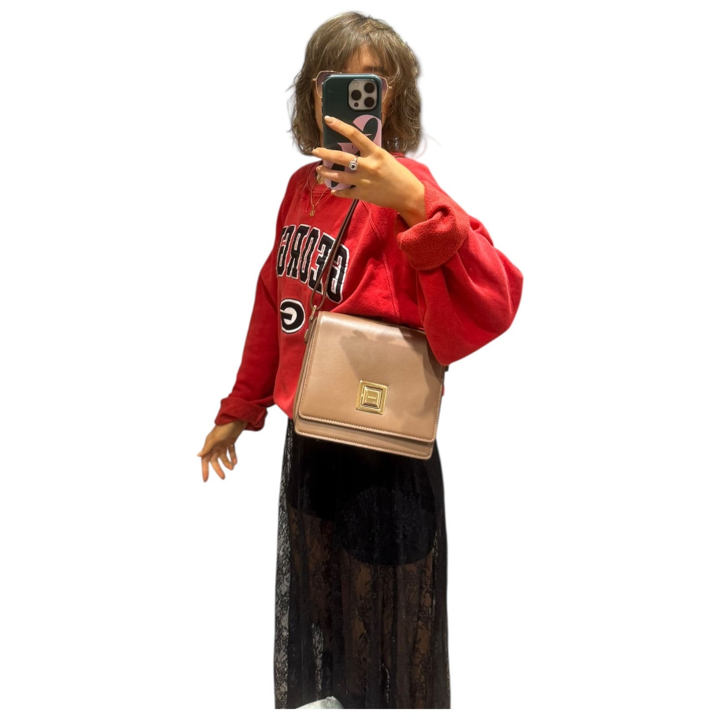 Max Mara Taupe Crossbody - Shoulder Bag