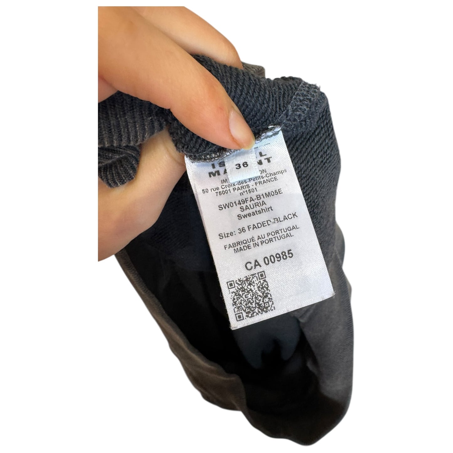 Isabel Marant Etoile Grey Sweatshirt in Faded Black - 12