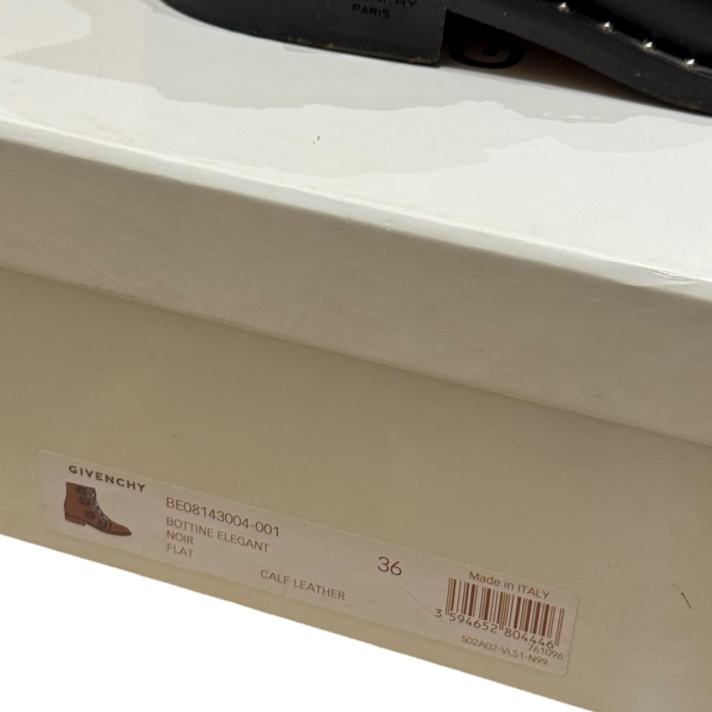 Givenchy Elegant Studded Leather Ankle Boots - 36/3