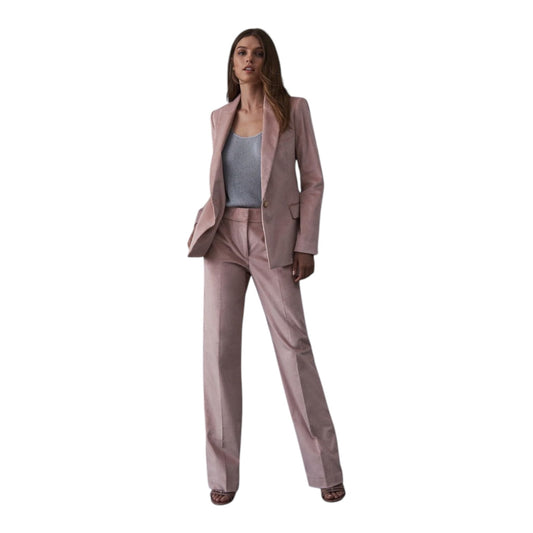 Reiss Carie Blush Pink Cord Trouser Suit - 8/10