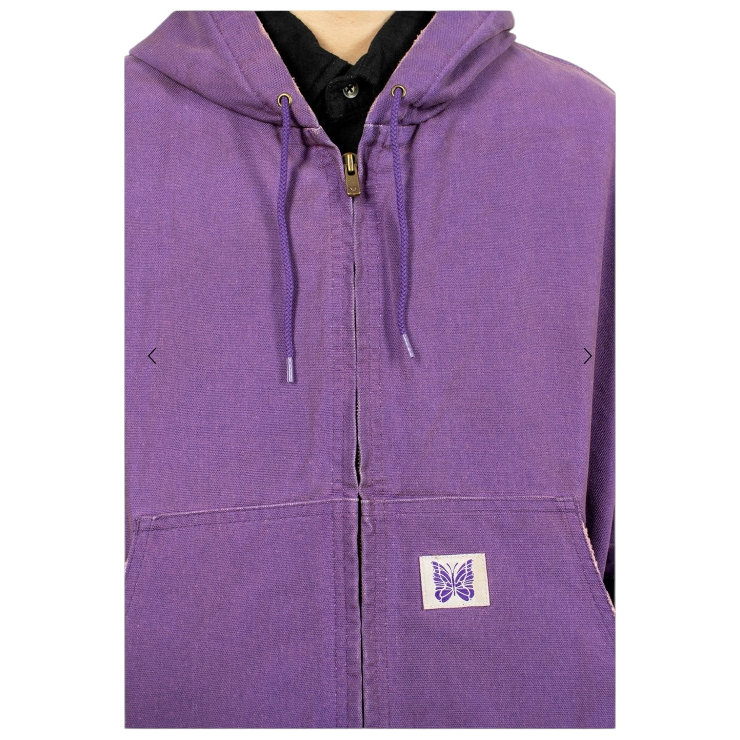 Needles Zip Work Hoody Purple - 10
