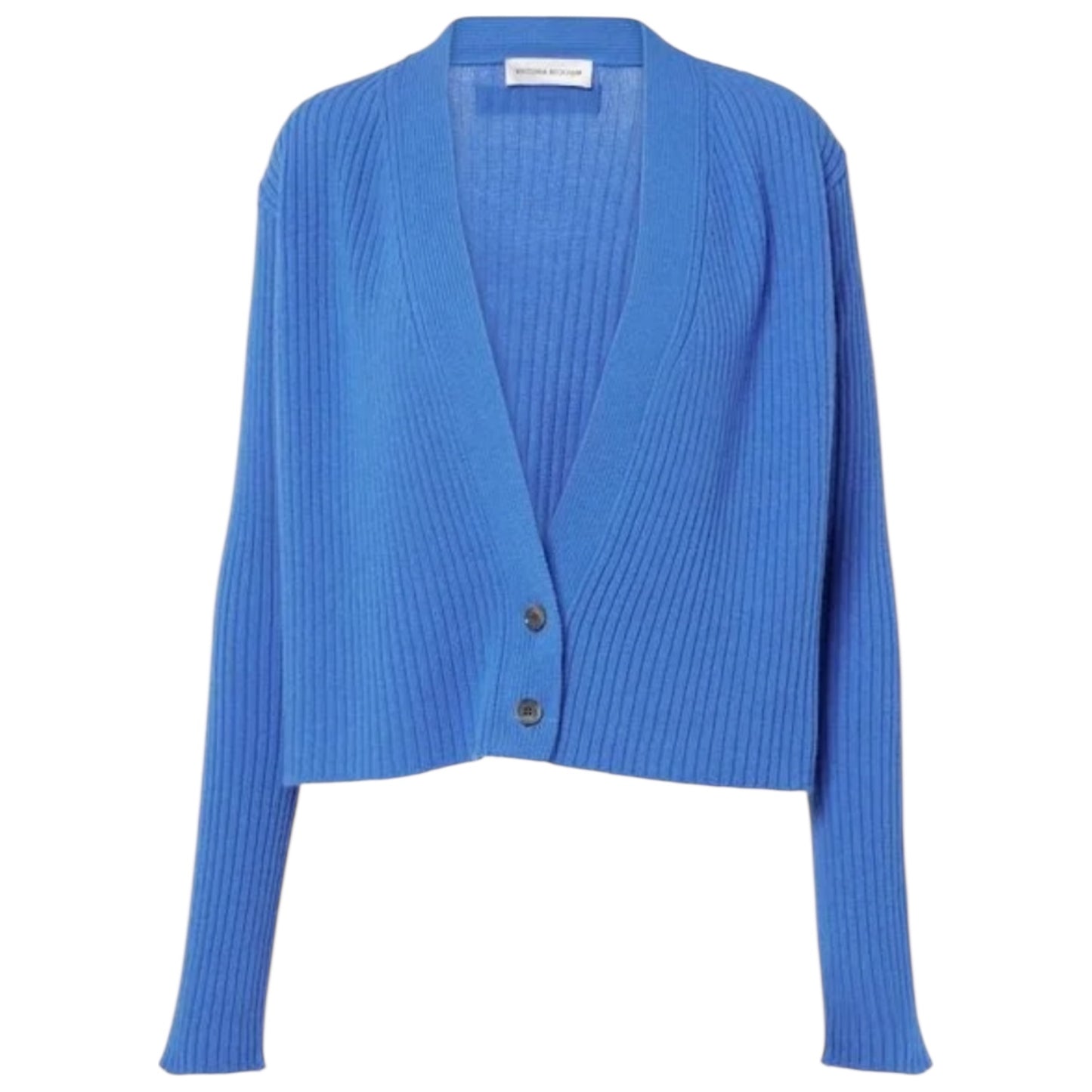 Victoria Beckham Wrap Cardigan in Blue - 8/10