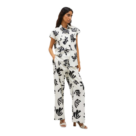 Marella Addotto White and Black Two Piece - 12