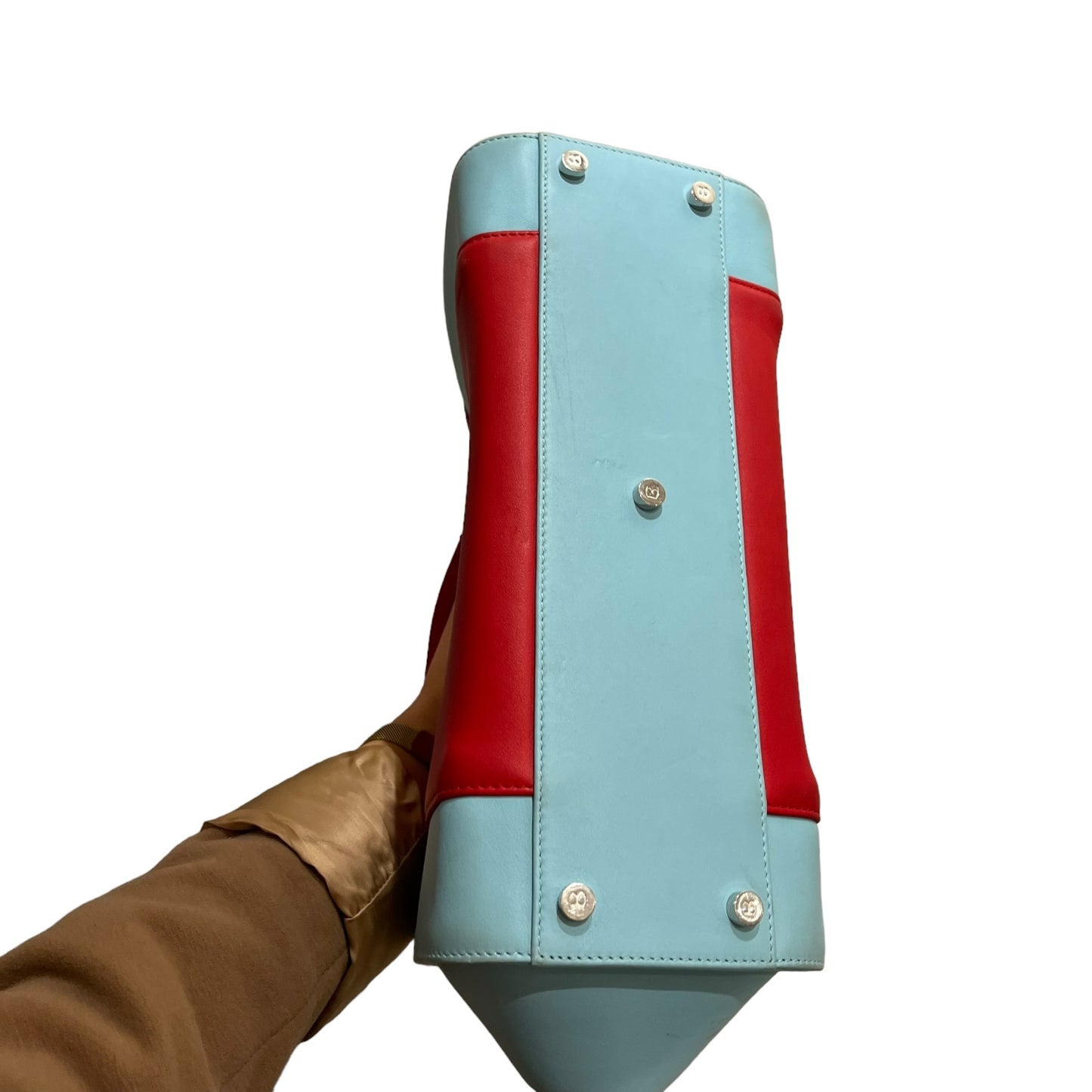 Bentley Turquoise and Red Bag