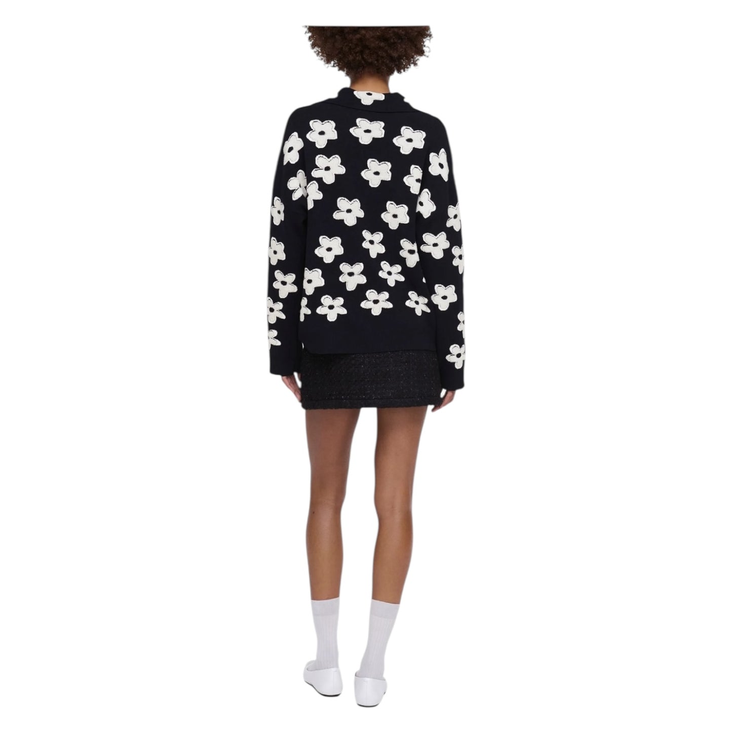 Marc Jacobs Daisy Black and White Sweater - 10