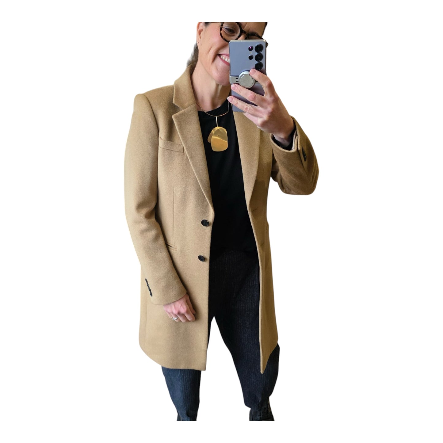 Hobbs Tilda 100% Wool Coat - 12