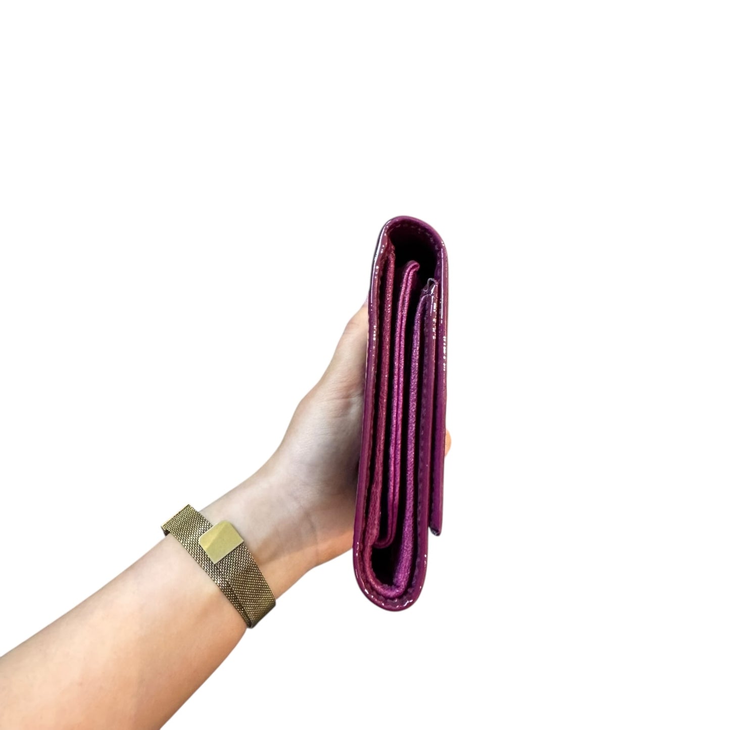 Dolce and Gabbana Patent Leather Wallet Purse