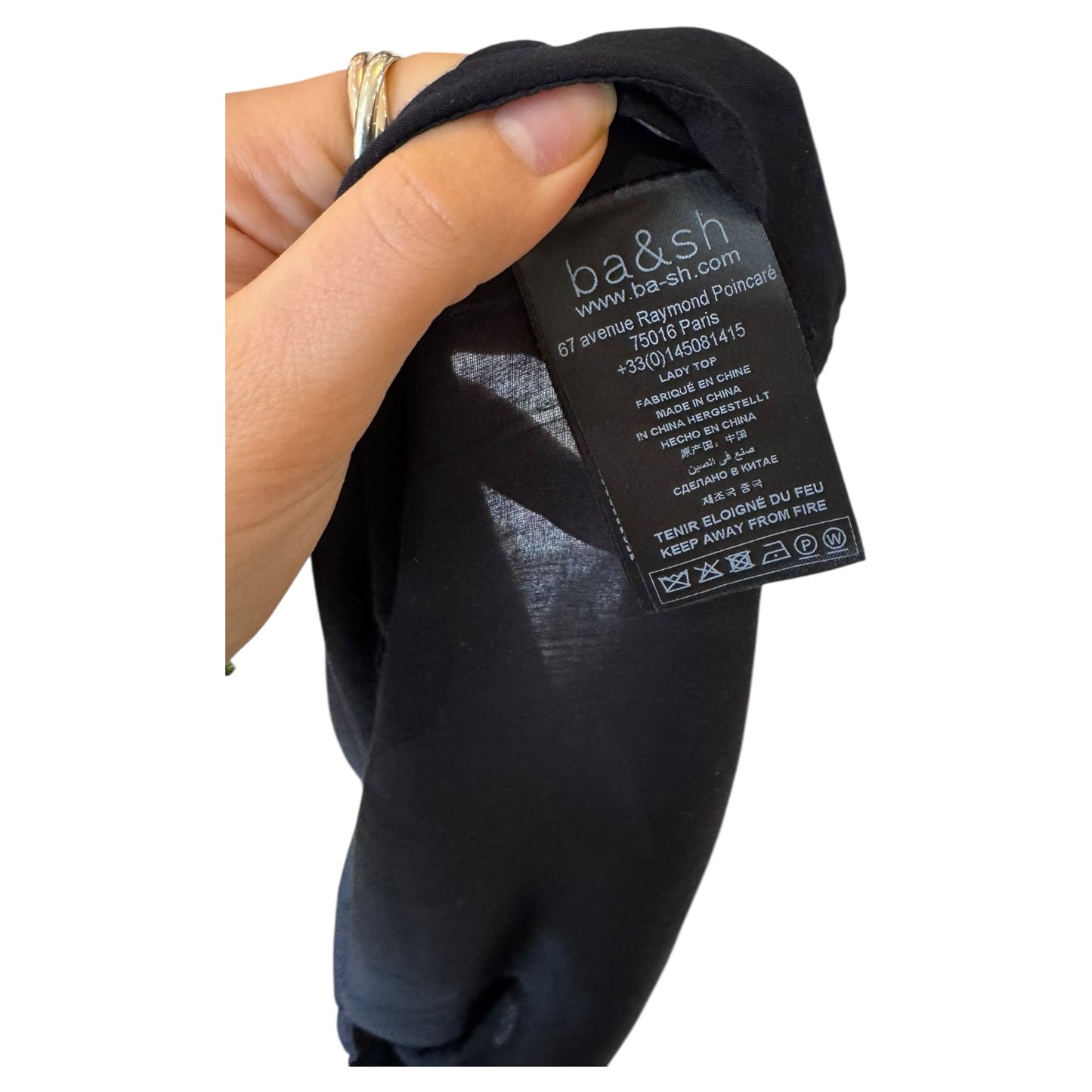 Ba&sh Gallas Metallic Tie Neck Top - 12